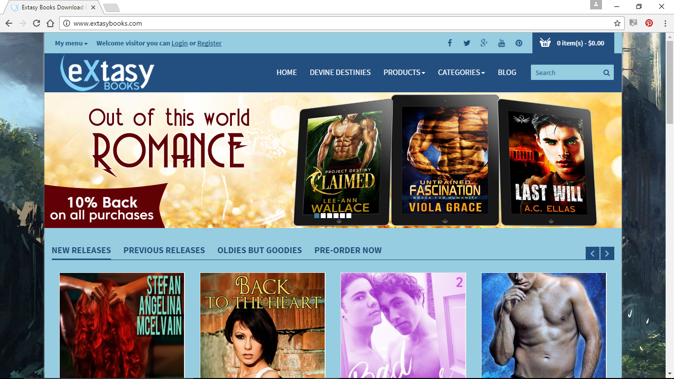 Extasy Home Page